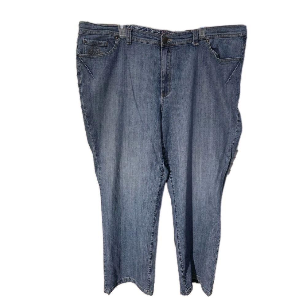 Venezia Plus Size Jeans 26 Average GUC Stretch Full Length‎ Y2K Denim